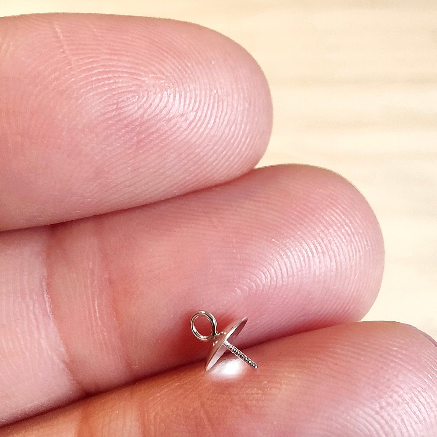 Pendant Caps - Sterling Silver