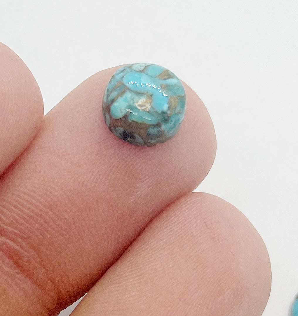 Copper Turquoise - Round