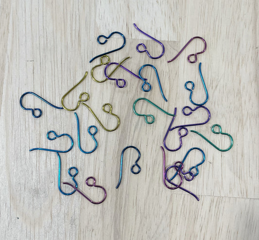 Earring Hooks - Niobium