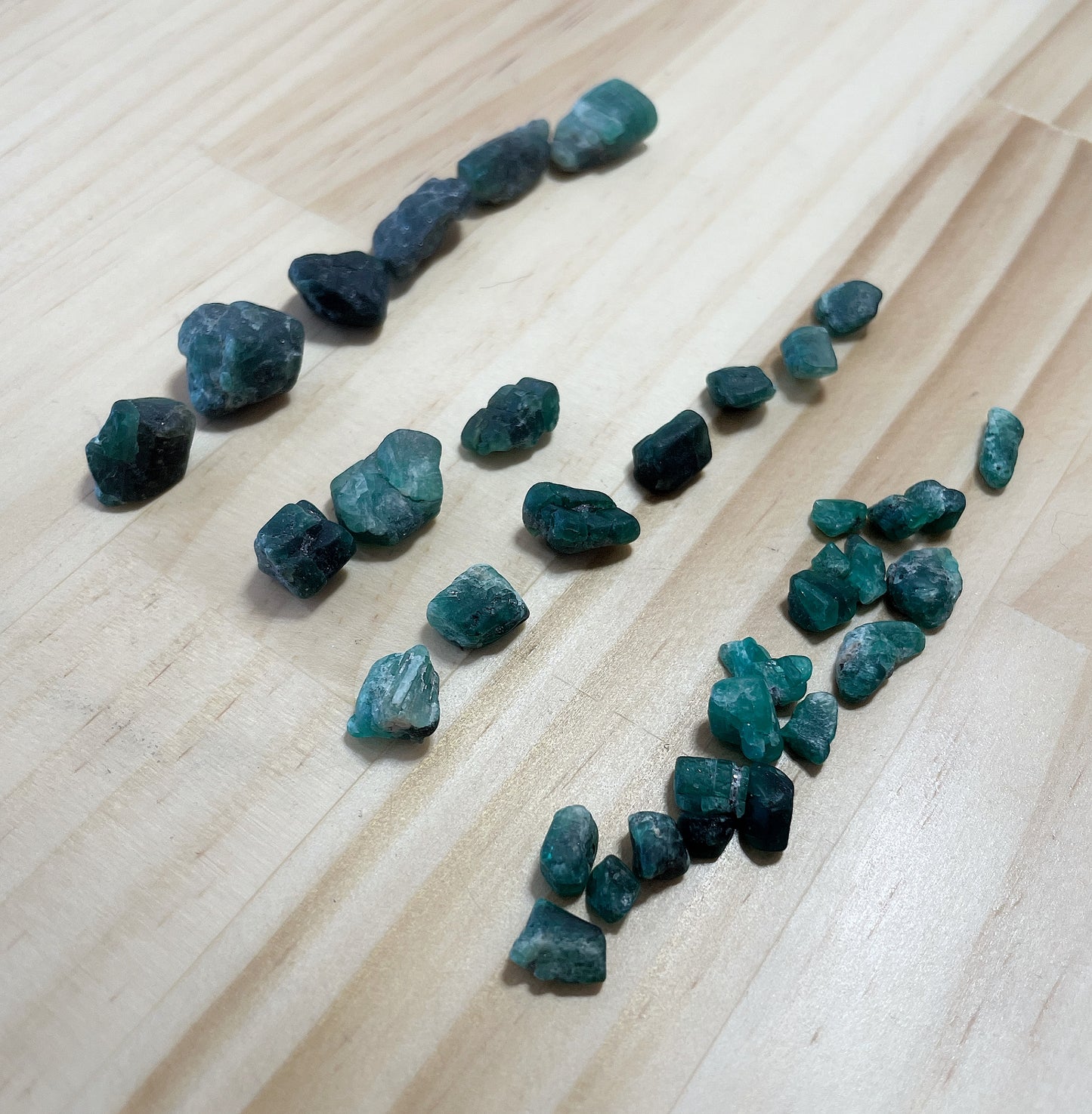 Rough Emeralds
