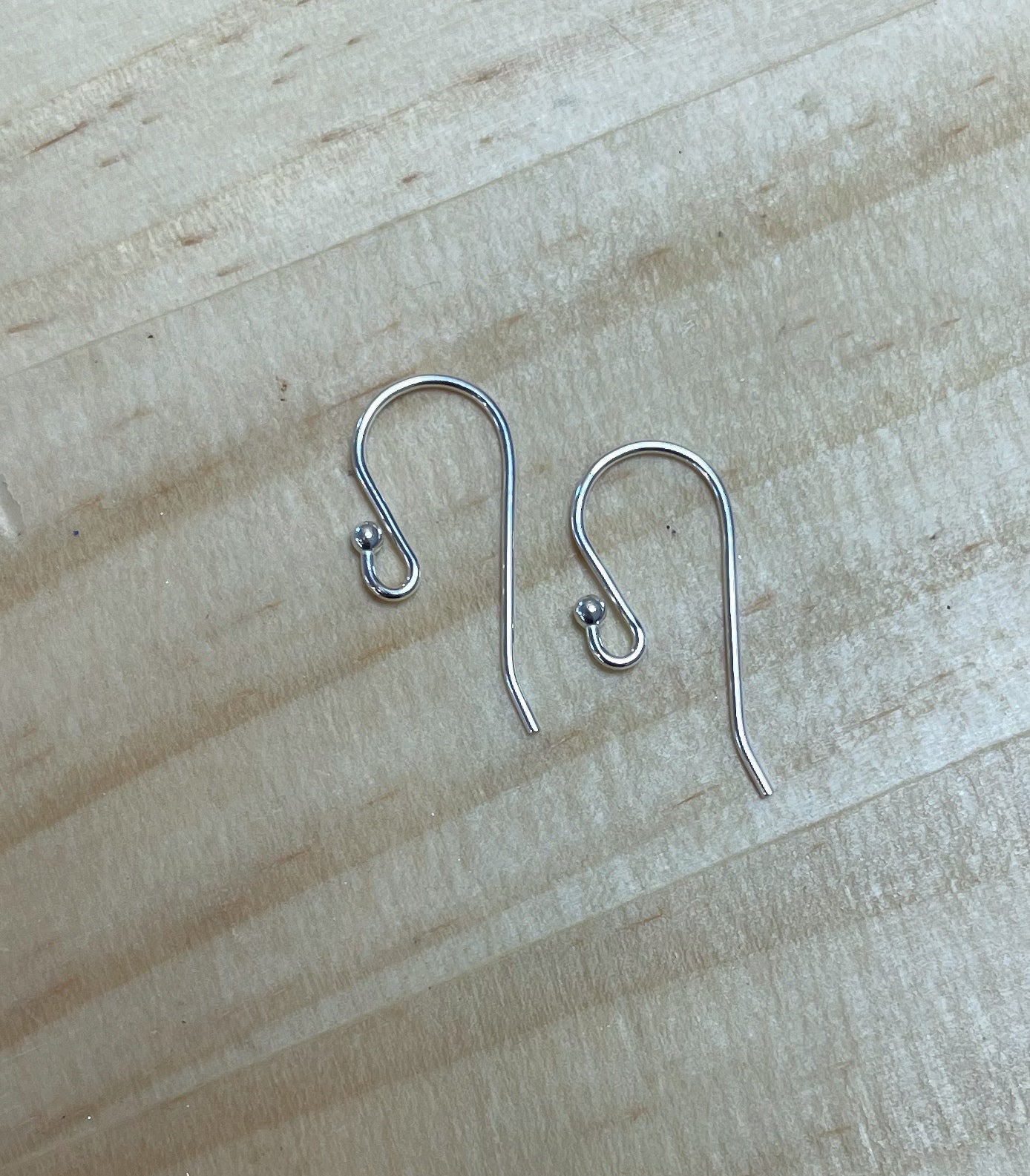 Earring Hooks - Argentium Silver