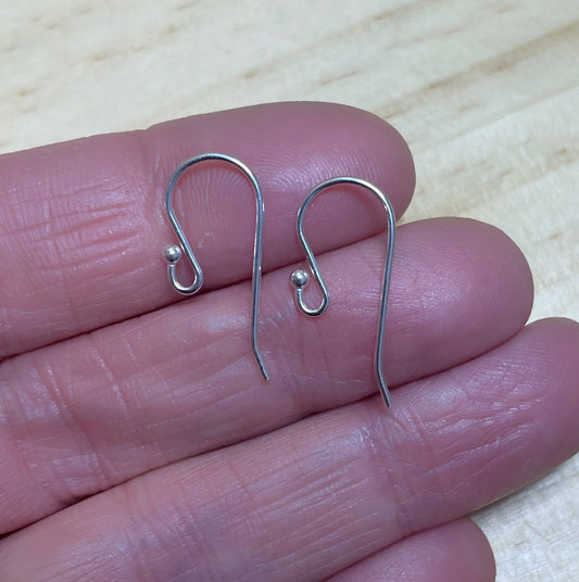 Earring Hooks - Argentium Silver