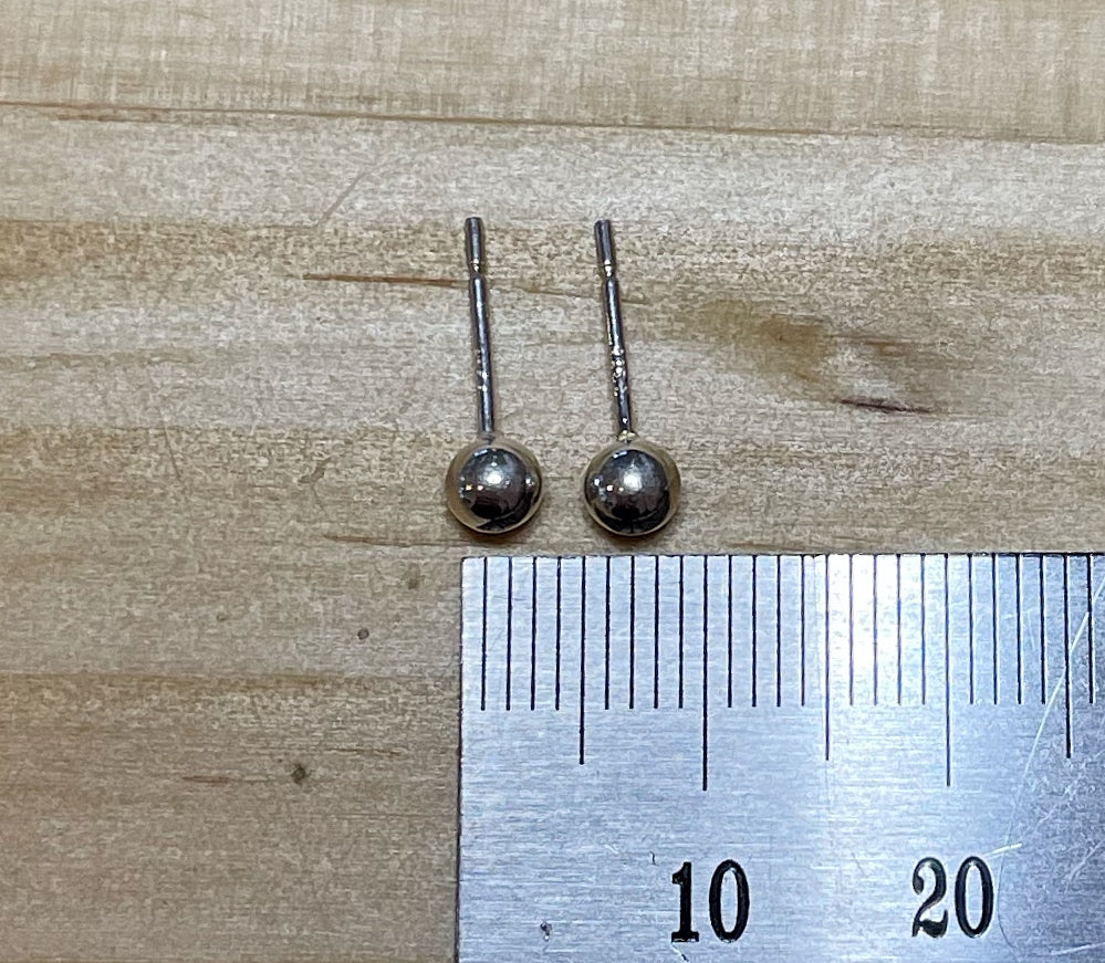 Ball Studs - Sterling Silver
