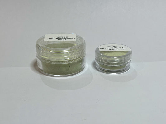 Olive Green: Transparent Lead Free Enamel