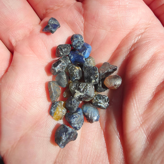 Raw Sapphire Pieces