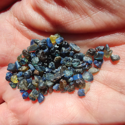 Raw Sapphire Pieces