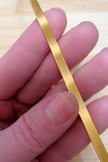 Brass Bezel Strip per mm
