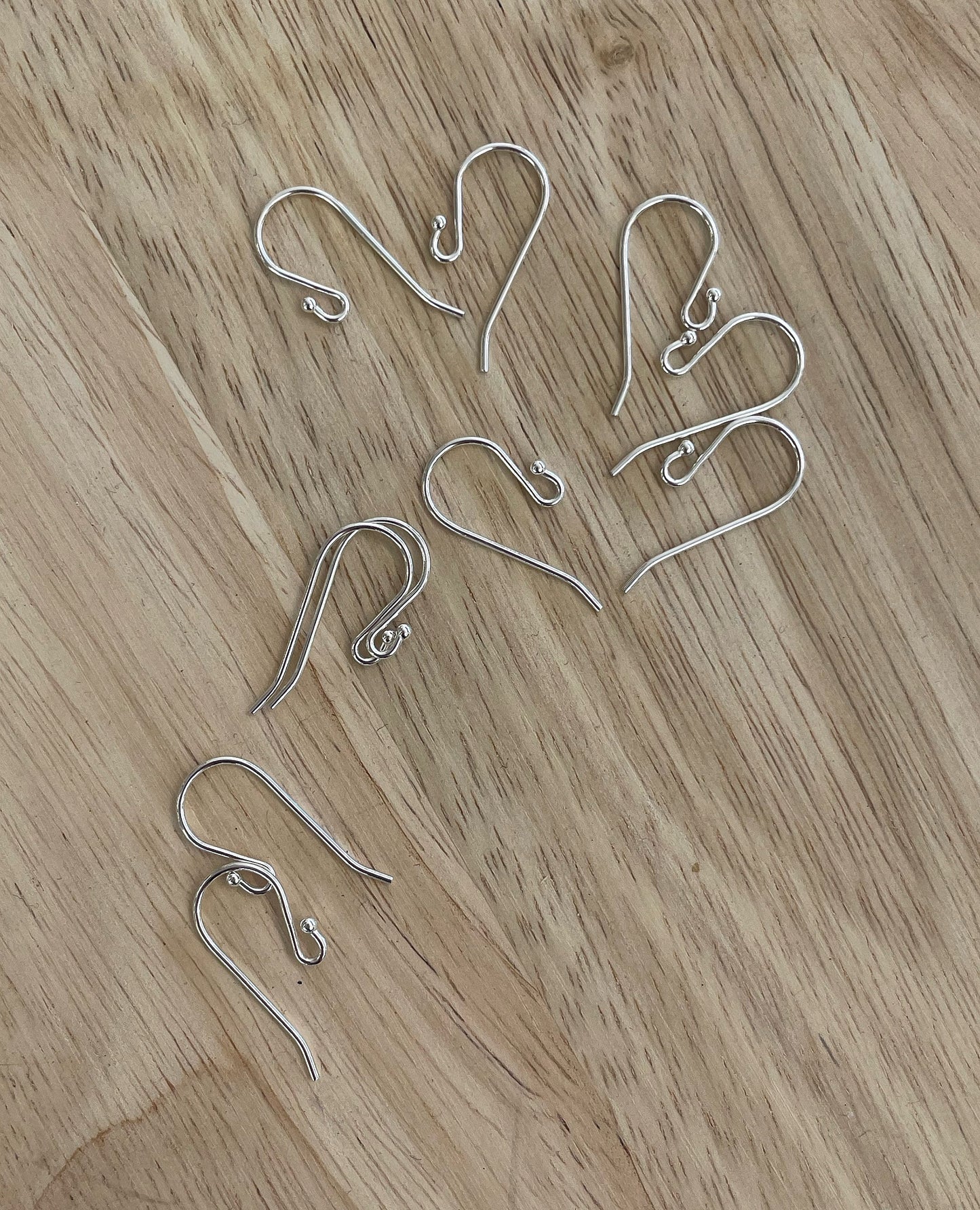 Earring Hooks - Sterling Silver