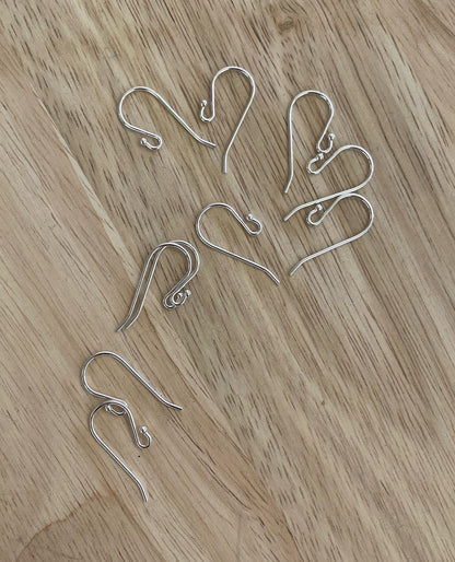 Earring Hooks - Sterling Silver