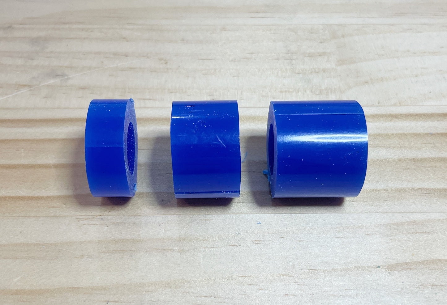 Ring Wax Slices - Off-Centre Hole, Round