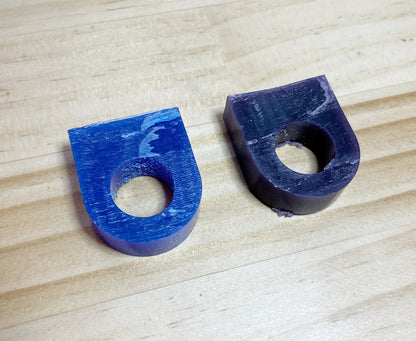 Ring Wax Slices - Flat Top, Large
