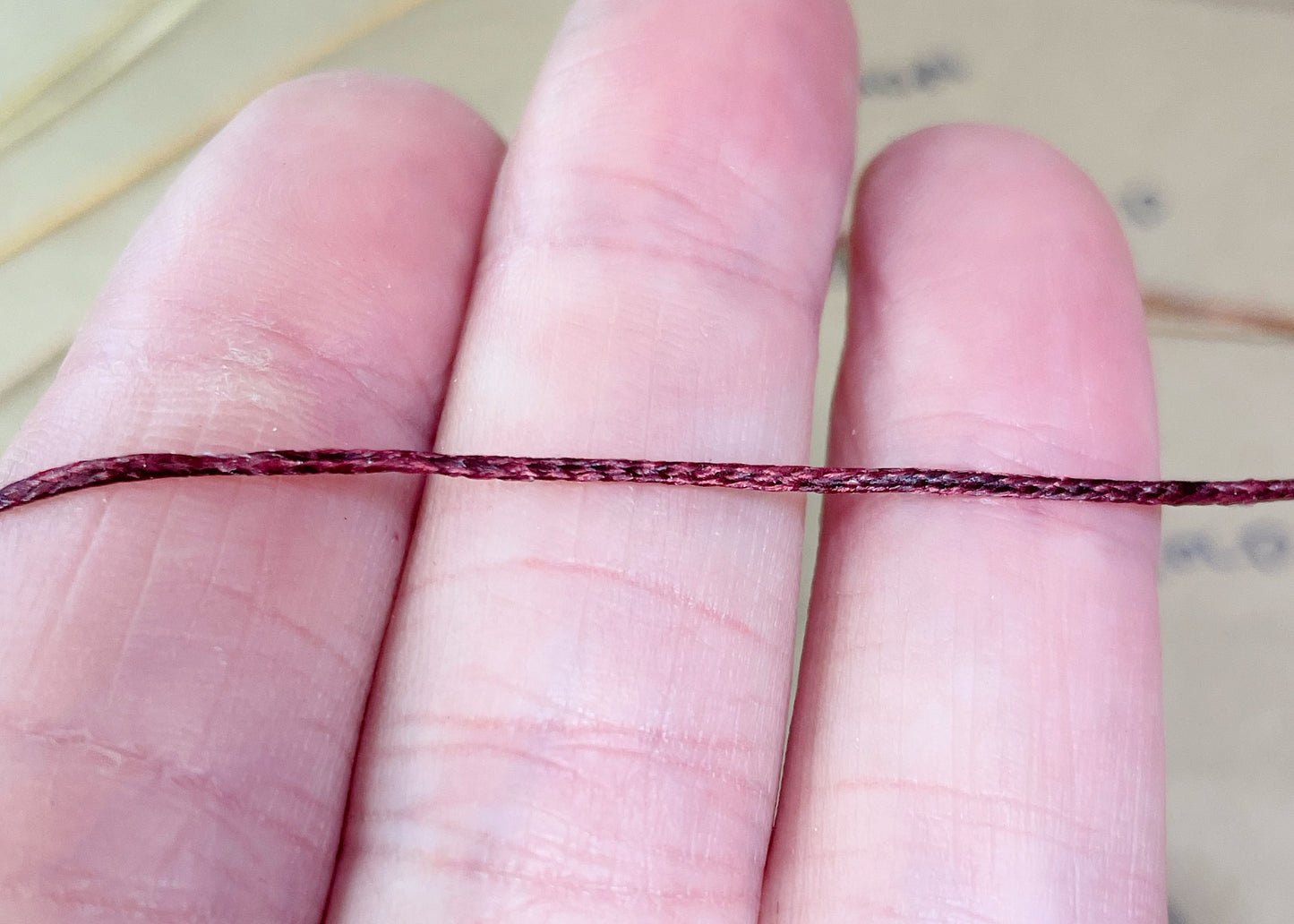 Waxed Cotton Thread