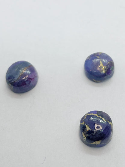 Purple Copper Turquoise - Round