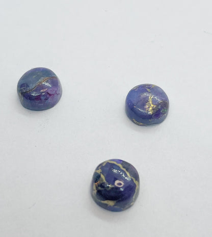 Purple Copper Turquoise - Round