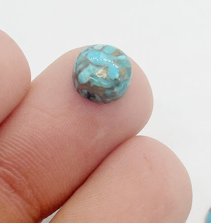 Copper Turquoise - Round