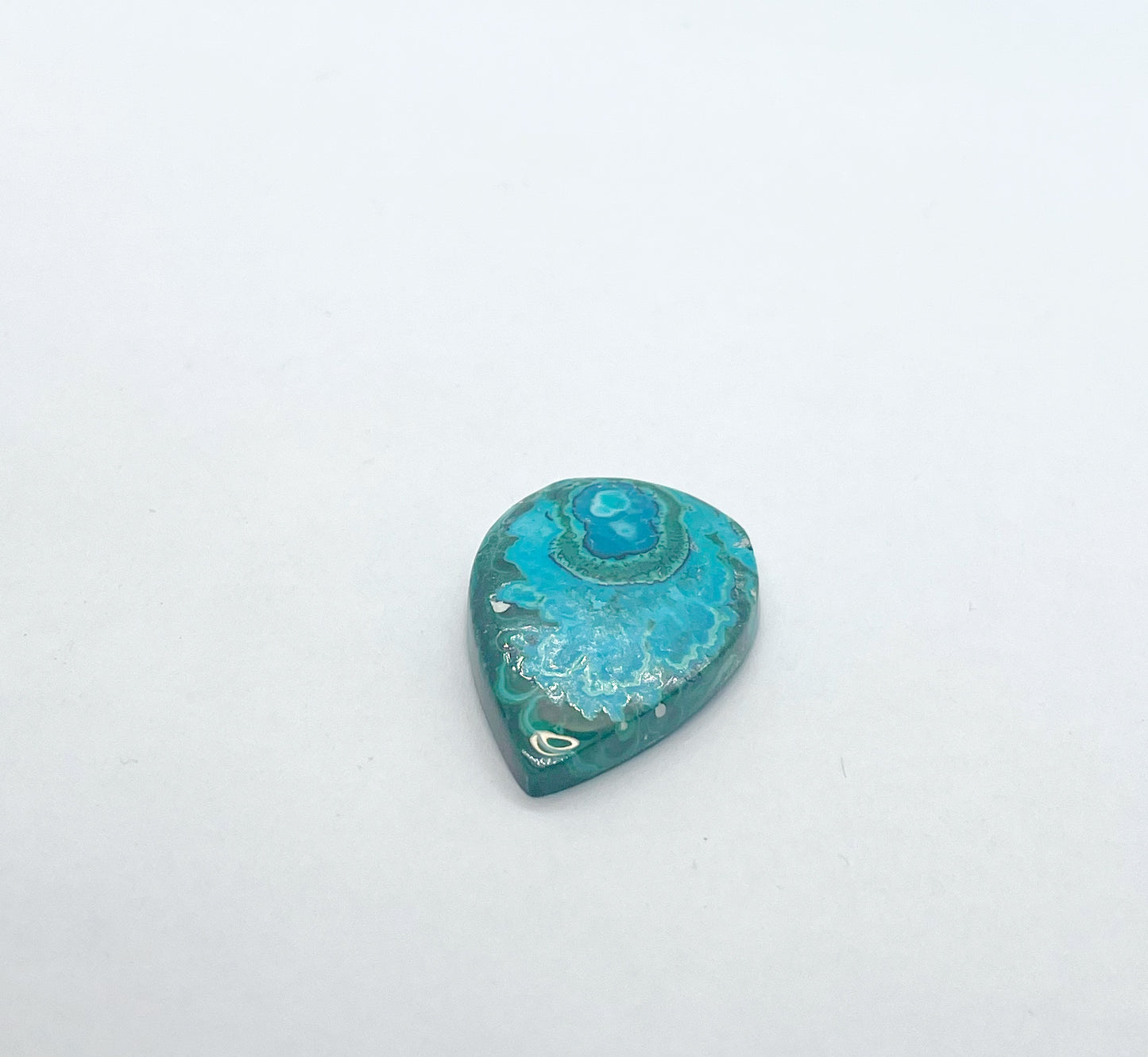 Chrysocola with Malachite - Teardrop