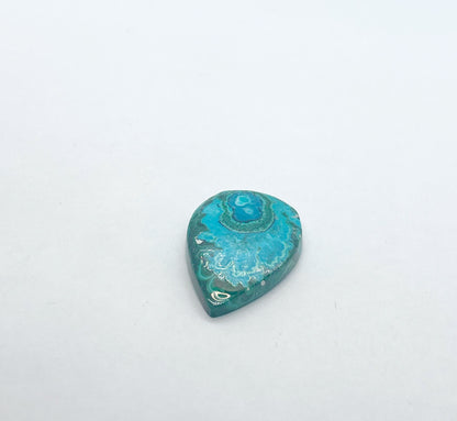 Chrysocola with Malachite - Teardrop