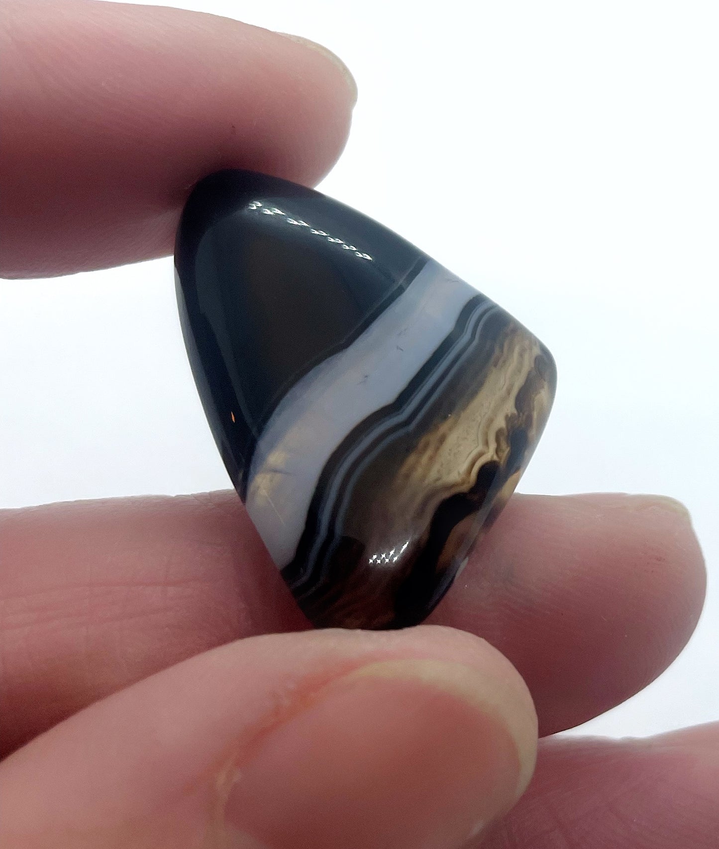Banded Agate - Triangle