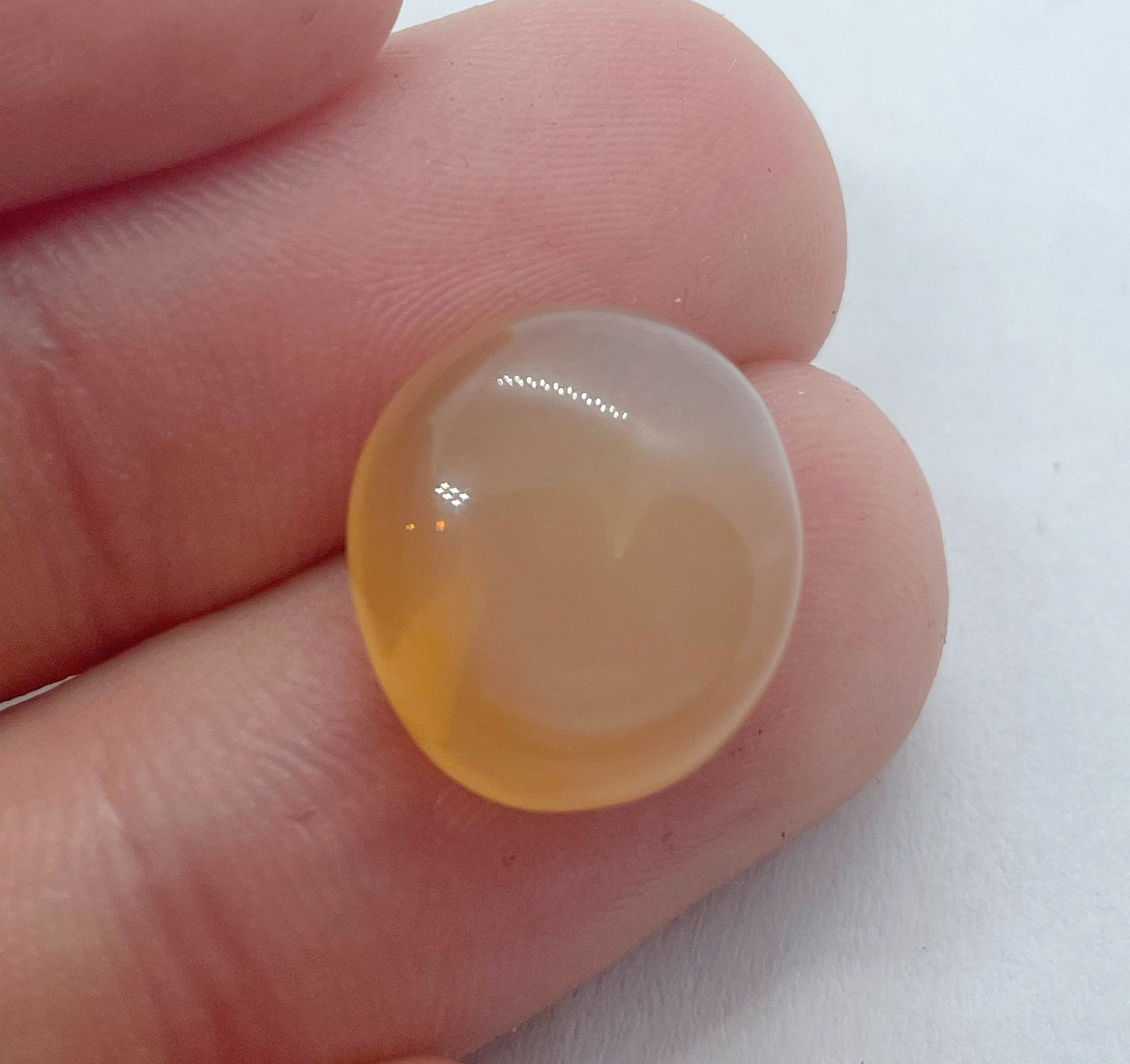 Peach Moonstones - Oval