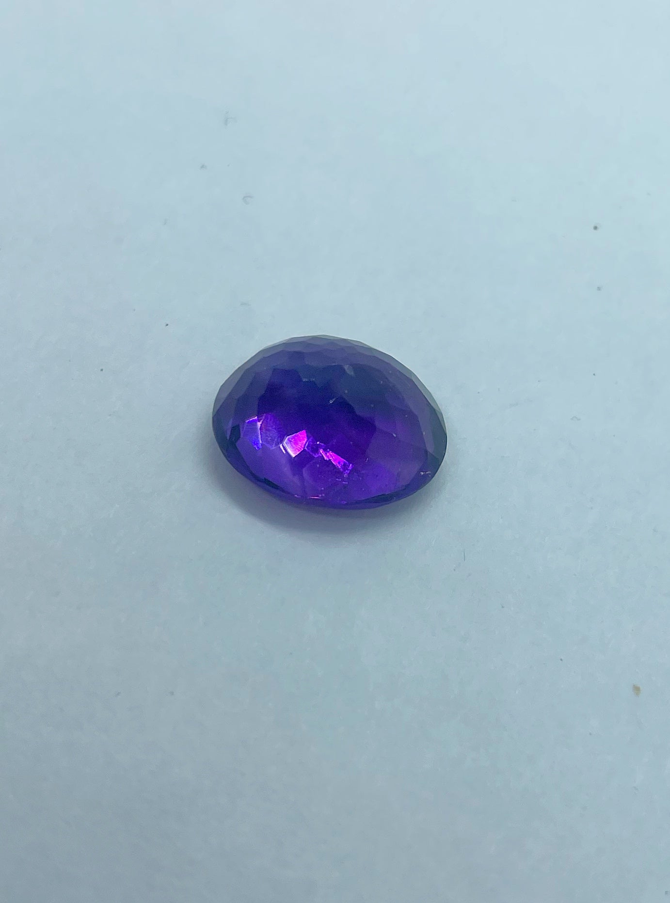 Amethyst - Oval Cut Facet