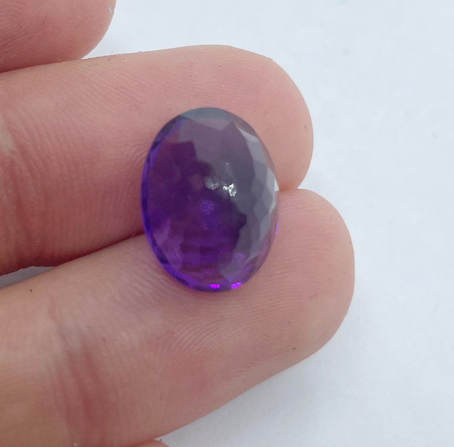 Amethyst - Oval Cut Facet