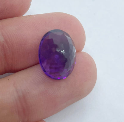 Amethyst - Oval Cut Facet