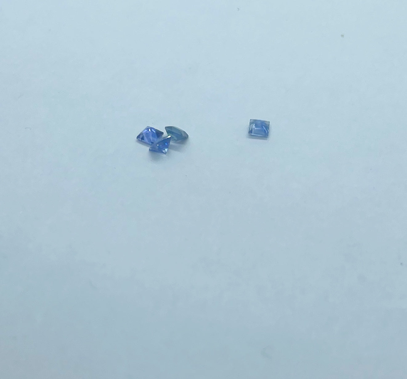 Blue Sapphire - Square Cut Facet