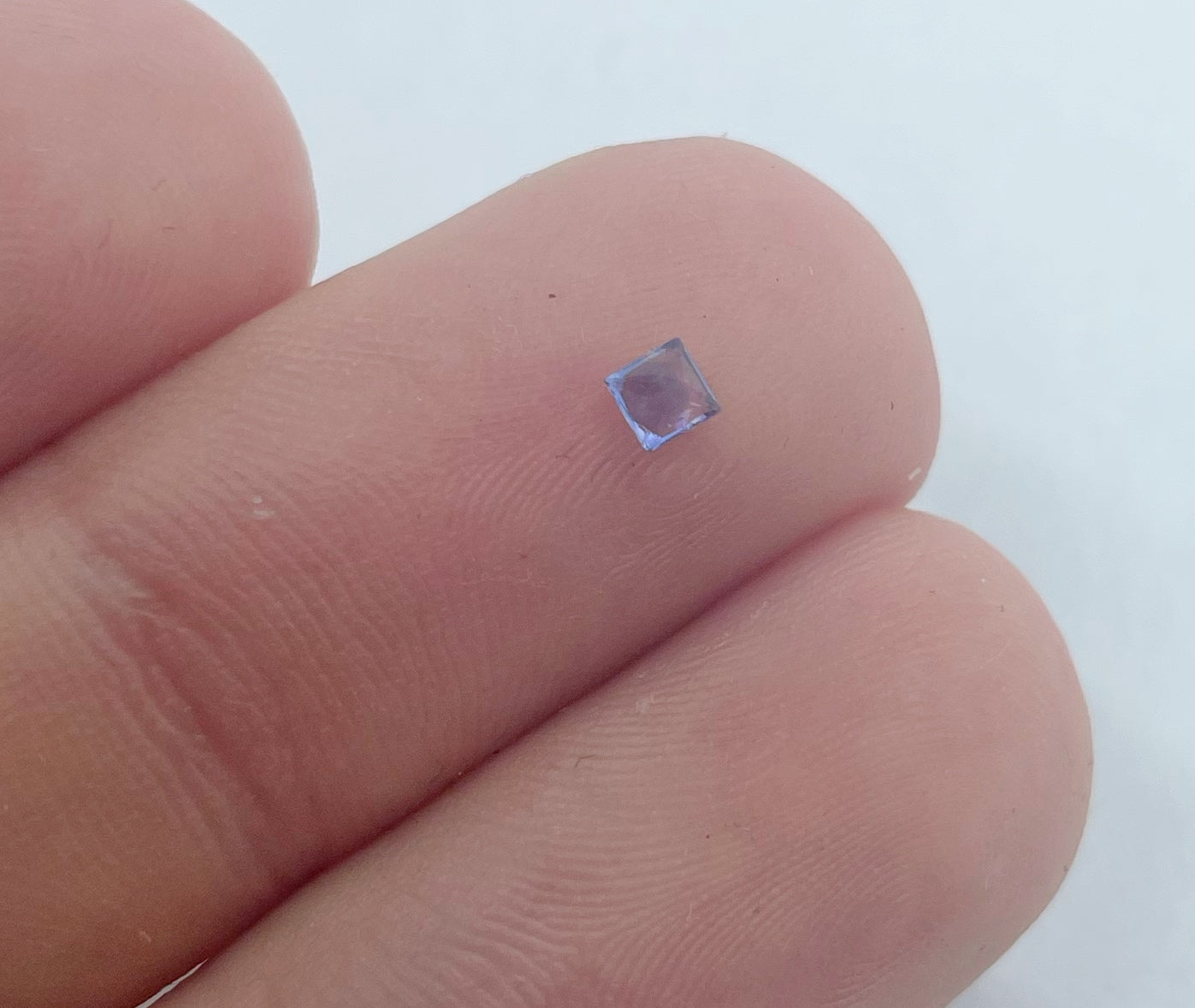 Blue Sapphire - Square Cut Facet