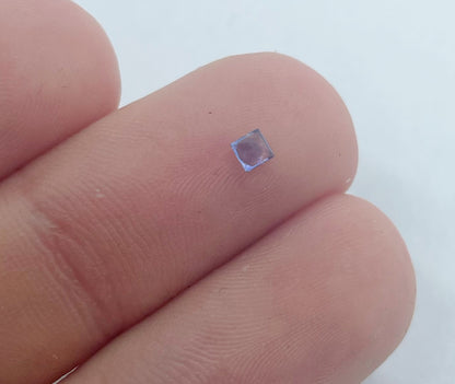 Blue Sapphire - Square Cut Facet