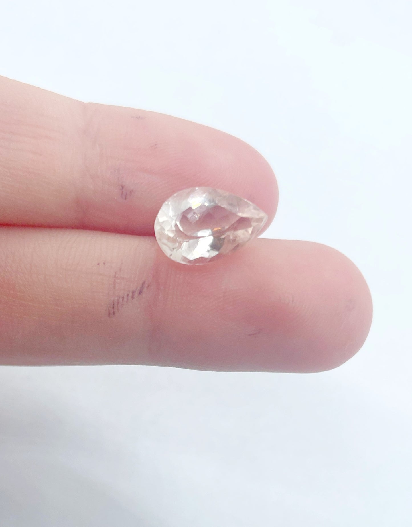Morganite - Pear Cut Facet