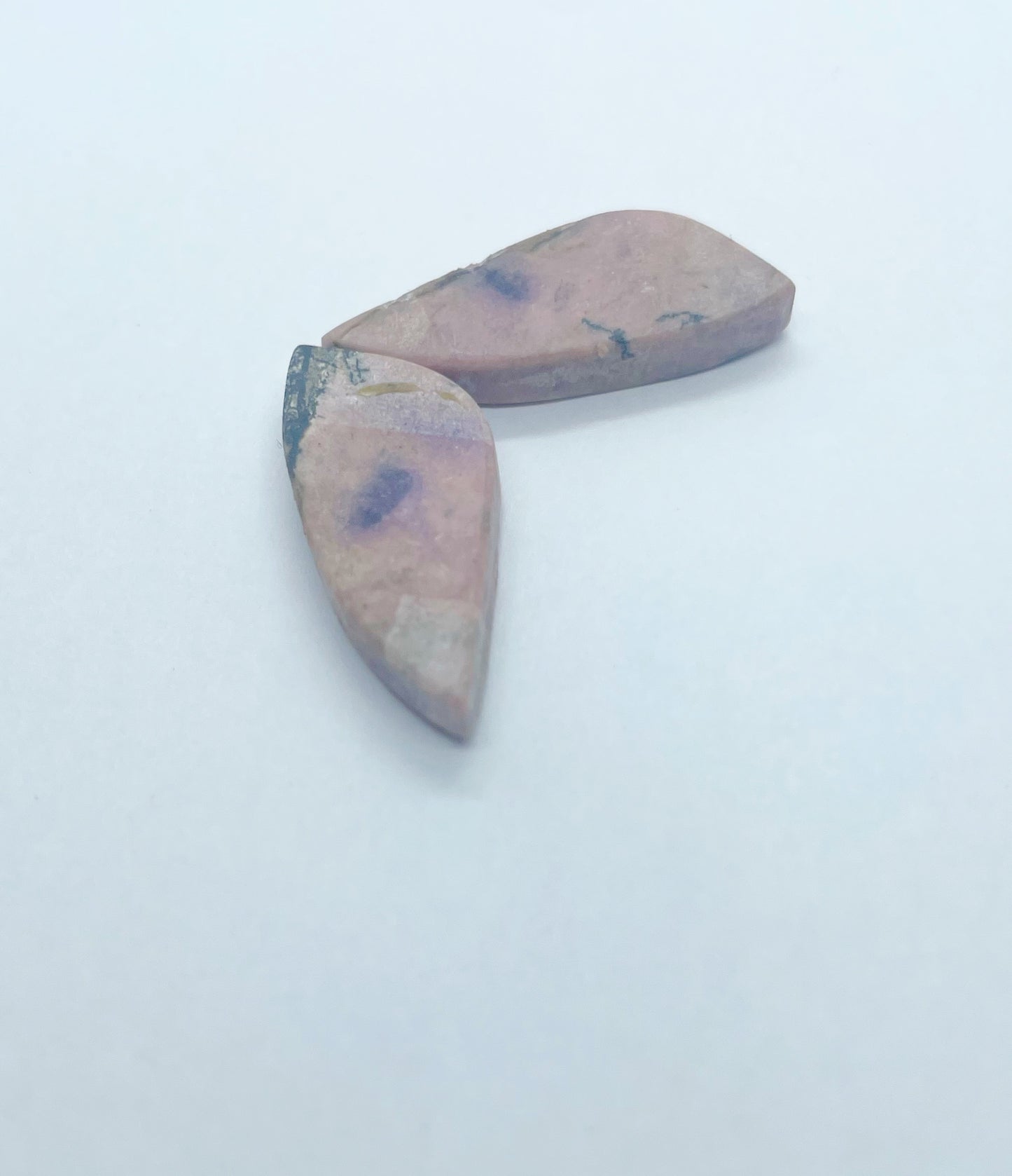 Rhodonite - Wing Shaped Pair