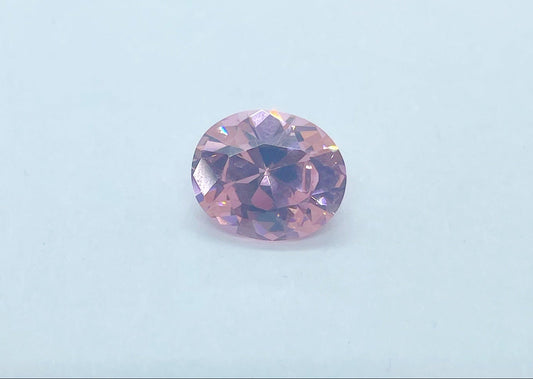 Cubic Zirconia, Pink - Oval Cut Facet