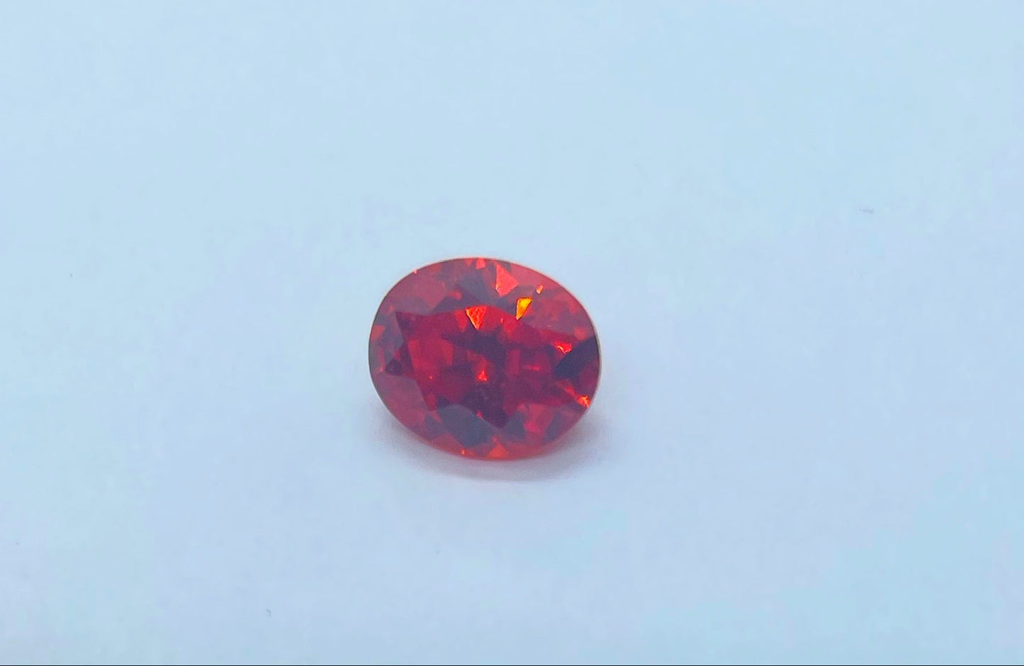 Cubic Zirconia, Orange - Oval Cut Facet
