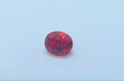 Cubic Zirconia, Orange - Oval Cut Facet
