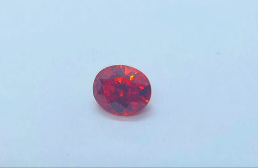 Cubic Zirconia, Orange - Oval Cut Facet