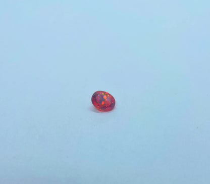 Cubic Zirconia, Orange - Oval Cut Facet