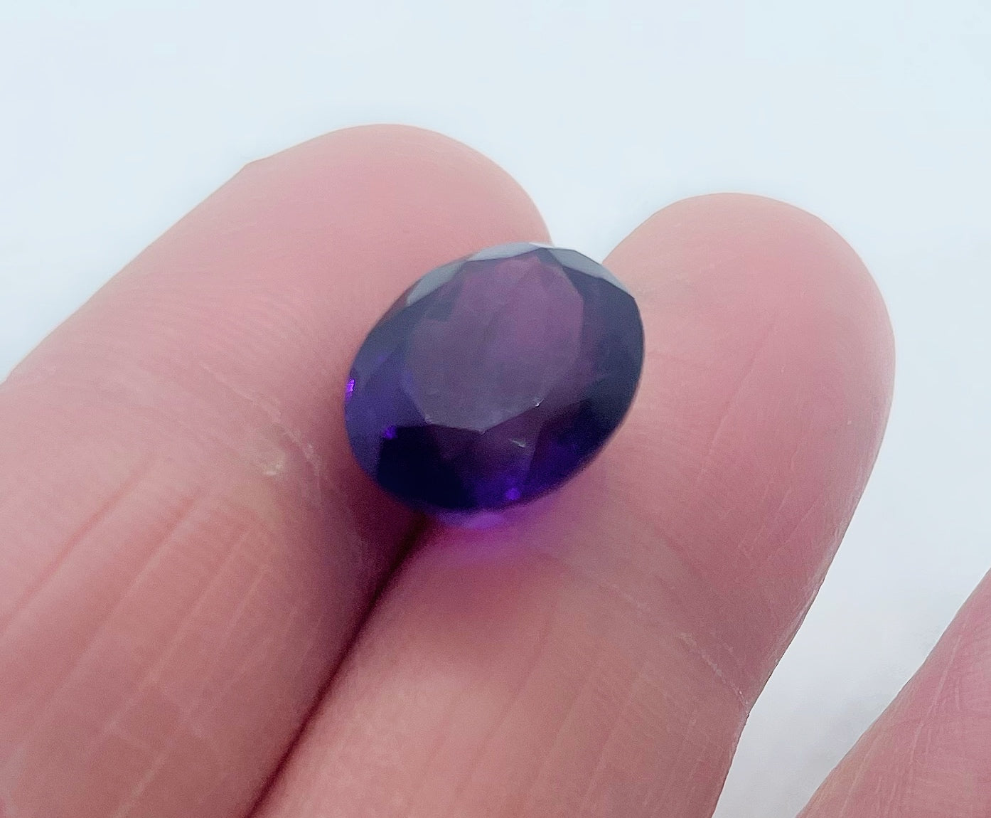 Amethyst - Oval Cut Facet
