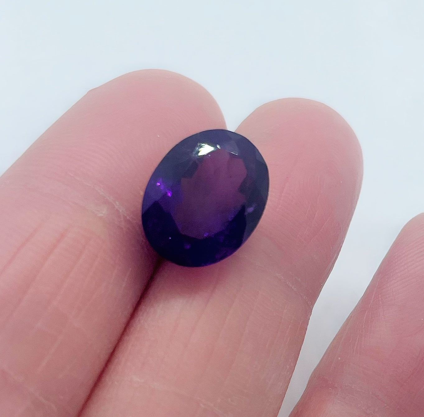 Amethyst - Oval Cut Facet