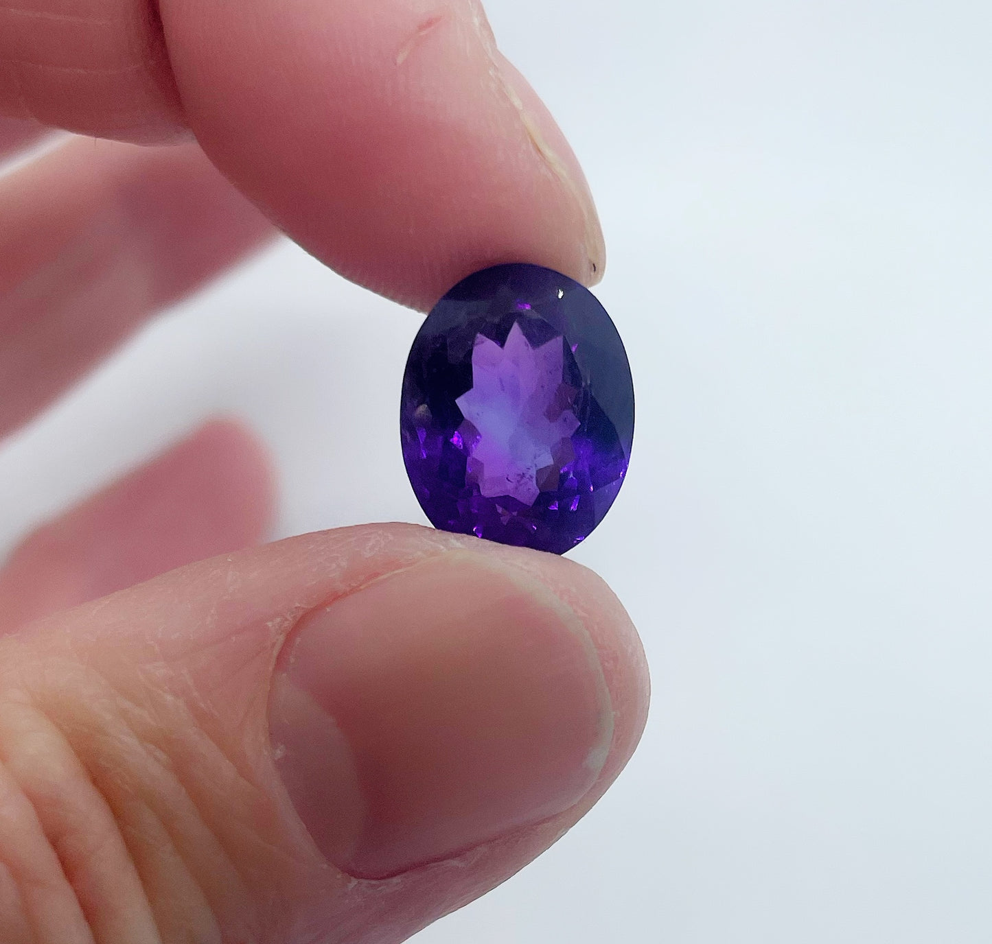Amethyst - Oval Cut Facet
