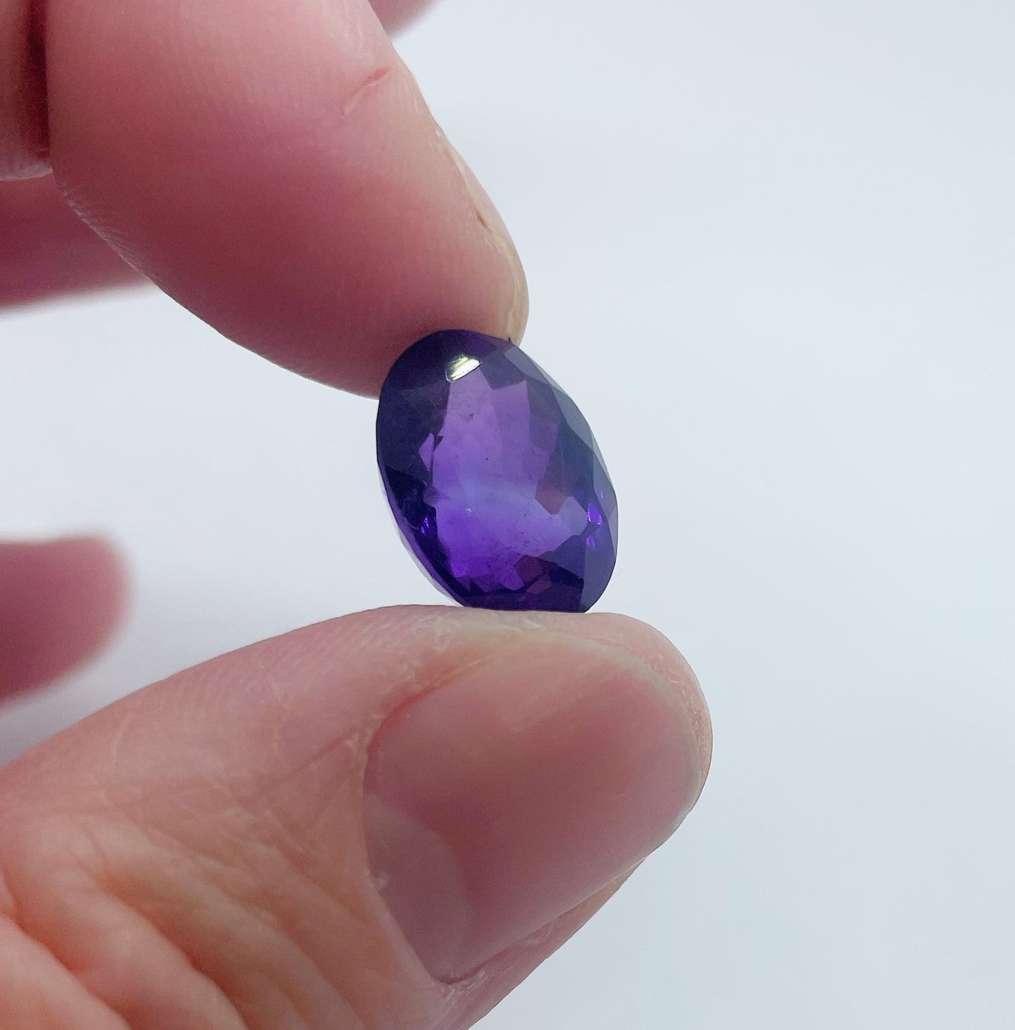 Amethyst - Oval Cut Facet