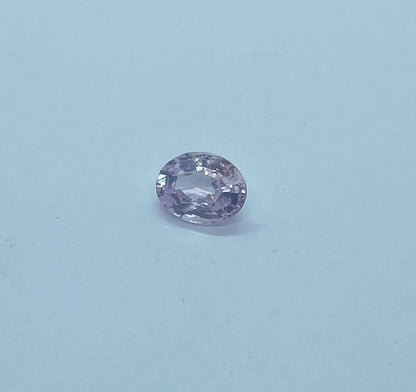 Pale Pink Sapphire - Oval Cut Facet