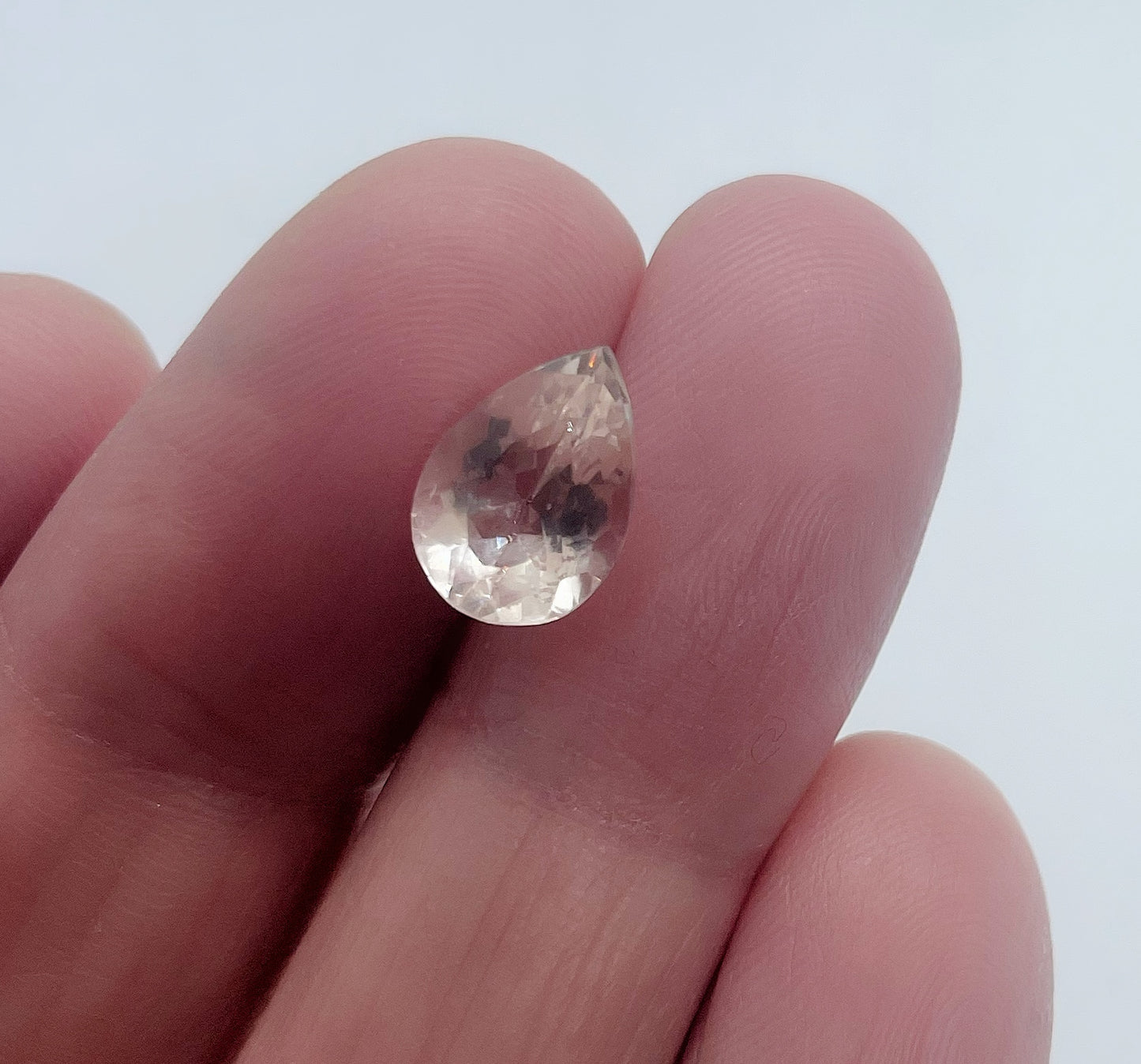 Morganite - Pear Cut Facet