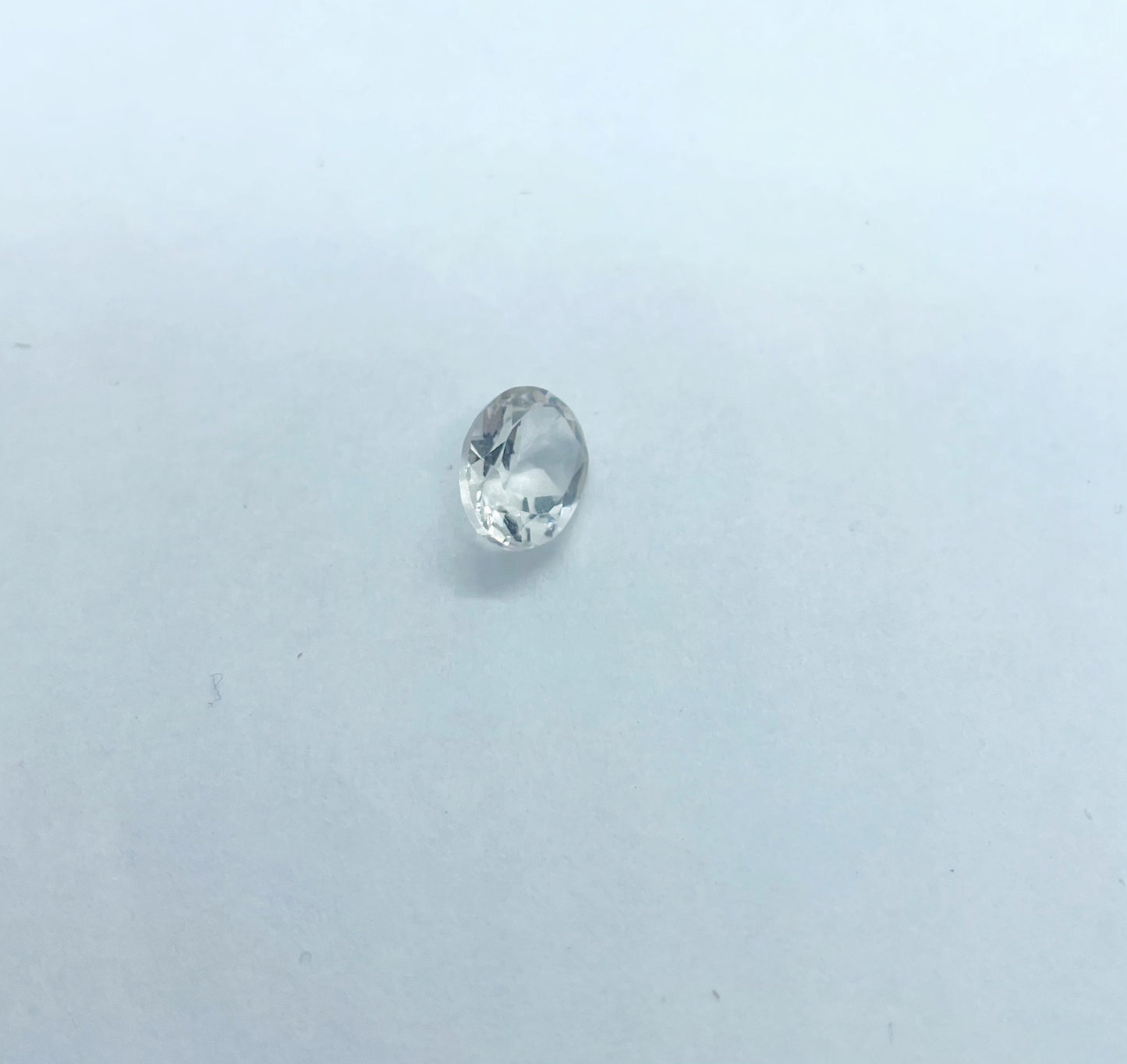 White Topaz - Oval Facet