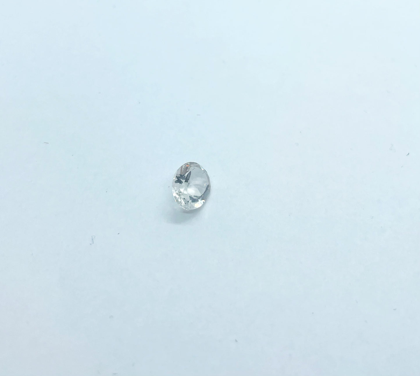 White Topaz - Oval Facet