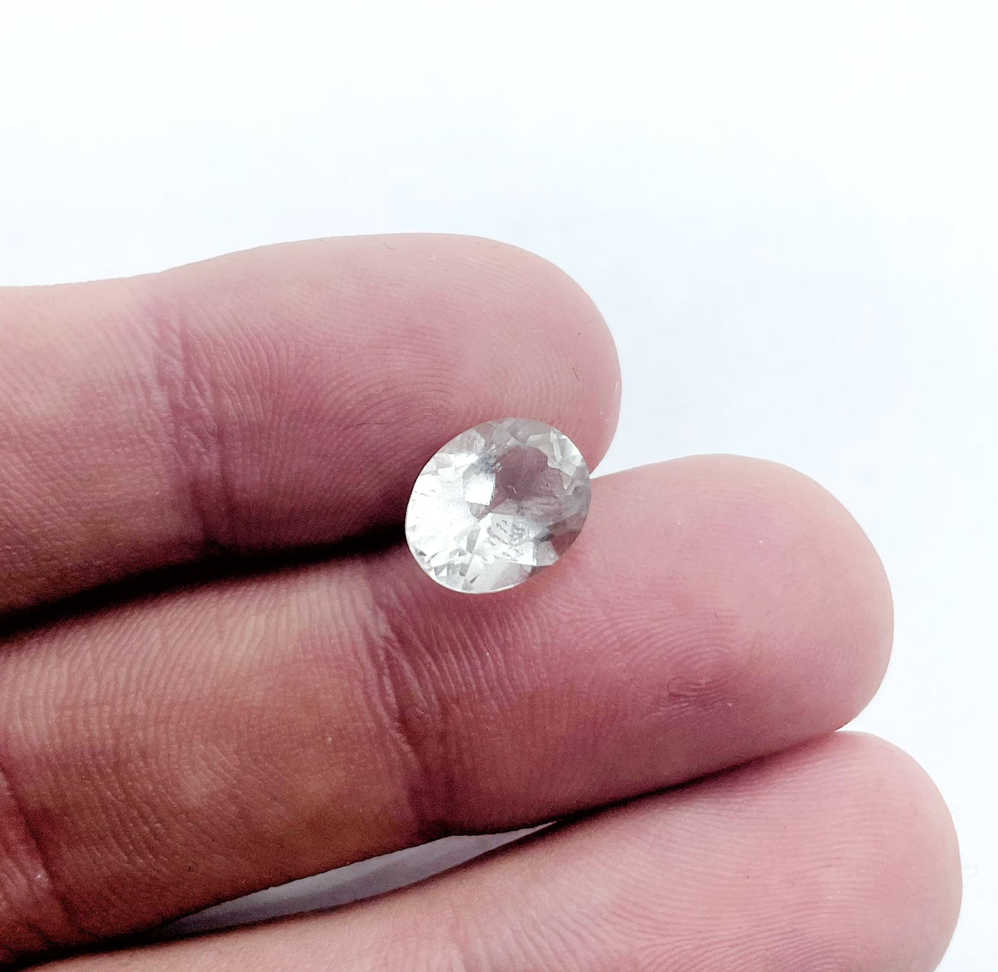 White Topaz - Oval Facet