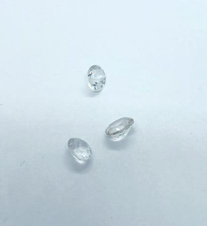 White Topaz - Oval Facet