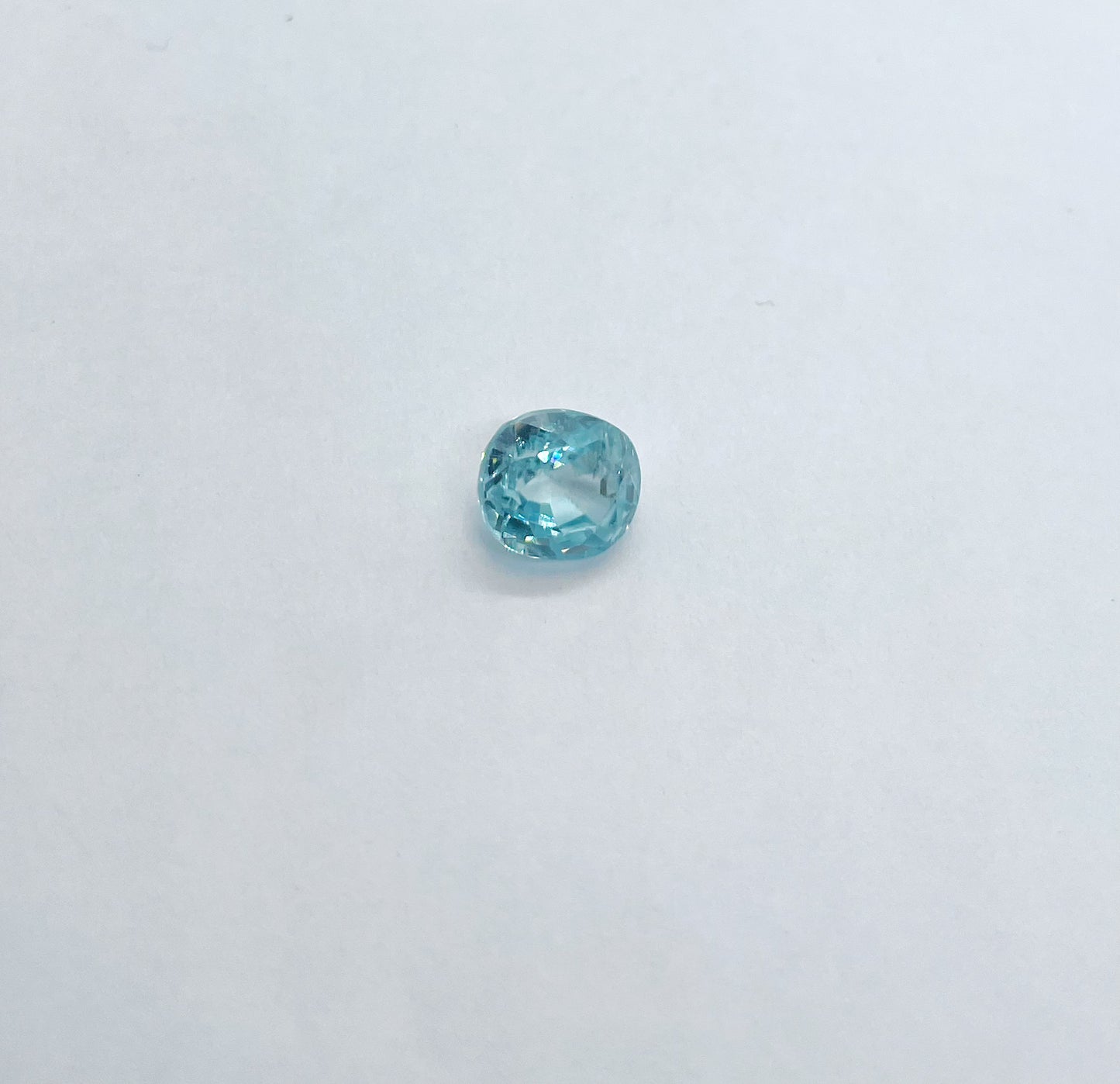 Blue Zircon - Squared Oval Facet