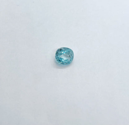 Blue Zircon - Squared Oval Facet