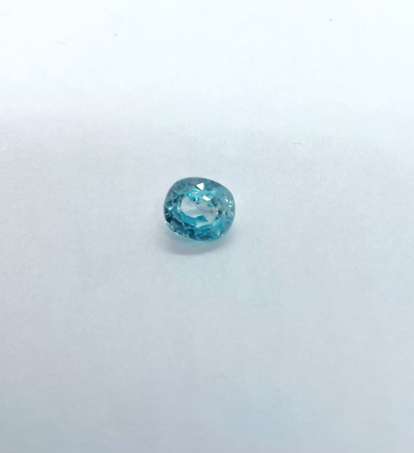 Blue Zircon - Squared Oval Facet