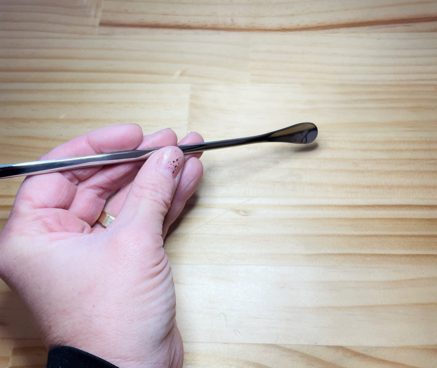 Enamel or Borax Spoons
